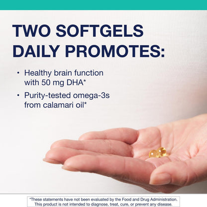Metagenics MetaKids DHA – Kids DHA & EPA Softgels from Calamari Oil | Non-GMO, Gluten-Free