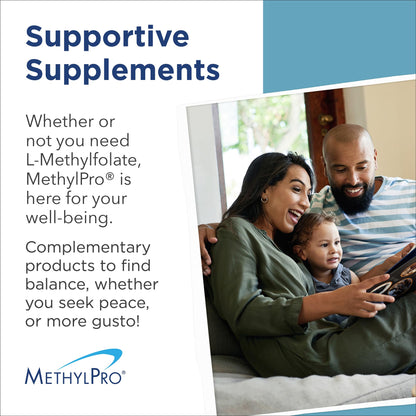 MethylPro L-Methylfolate 10 mg + Cofactors – 30 Capsules (Pack of 1) | 5-MTHF, B6, B12, Mg