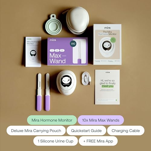 Mira Max Fertility Monitor & Ovulation Test Kit | 7x More Accurate At-Home Hormone Tracker
