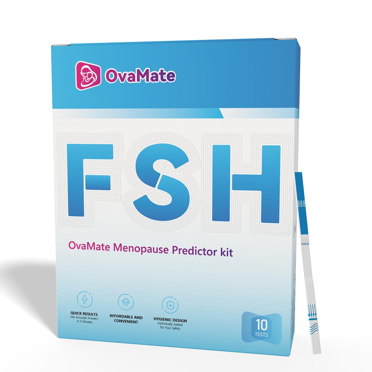 Menopause Rapid Test – FSH Hormone Test at Home (10 Strips)