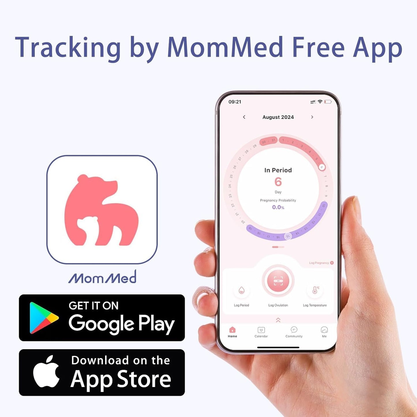 MomMed Ovulation & Pregnancy Test Strips Combo Kit – 20 Count