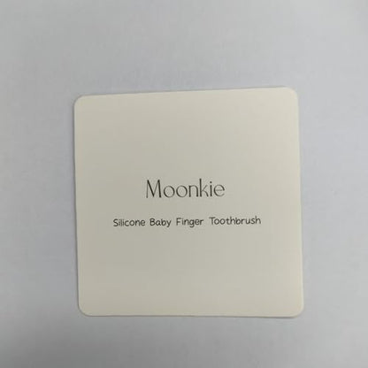 Moonkie Baby Finger Toothbrush Kit (2 Pcs) – Cloud & Mint – Safe Oral Cleaner for 3+ Months