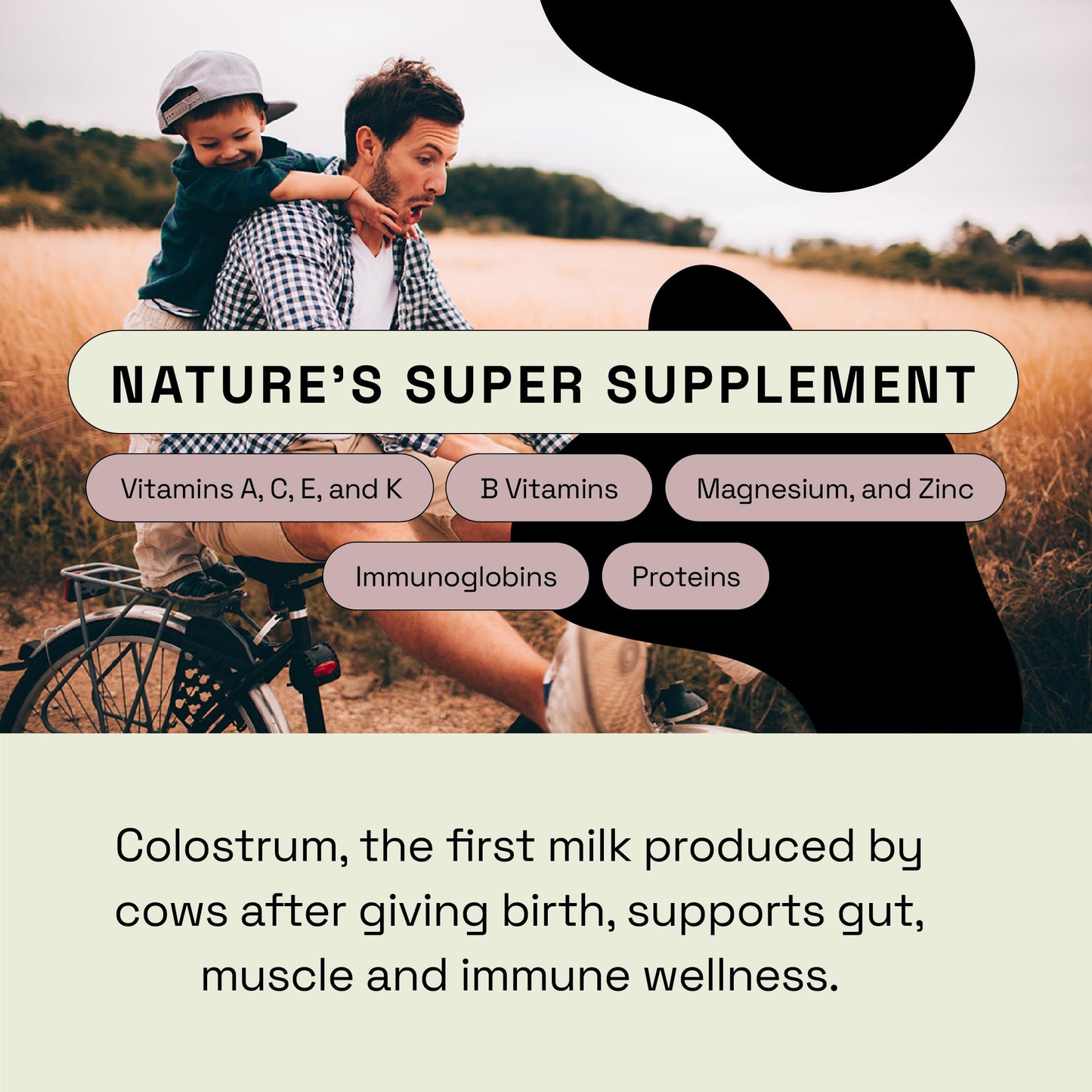 MOOVE Bovine Colostrum Capsules 1000mg – Grass-Fed Dutch Cows | Immune & Gut Support
