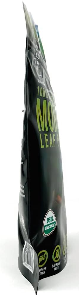 SUPREME HERBALS: 100% Raw Moringa Leaf Powder – Organic Certified, 8 oz Resealable Bag