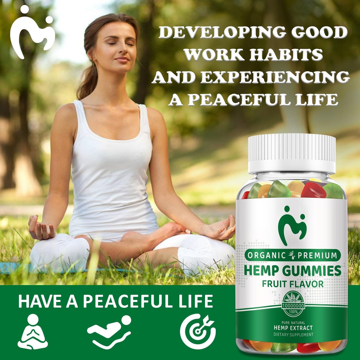 Hemp Gummies for Pain, Anxiety & Sleep - Vegan & Non-GMO | MOSRAY