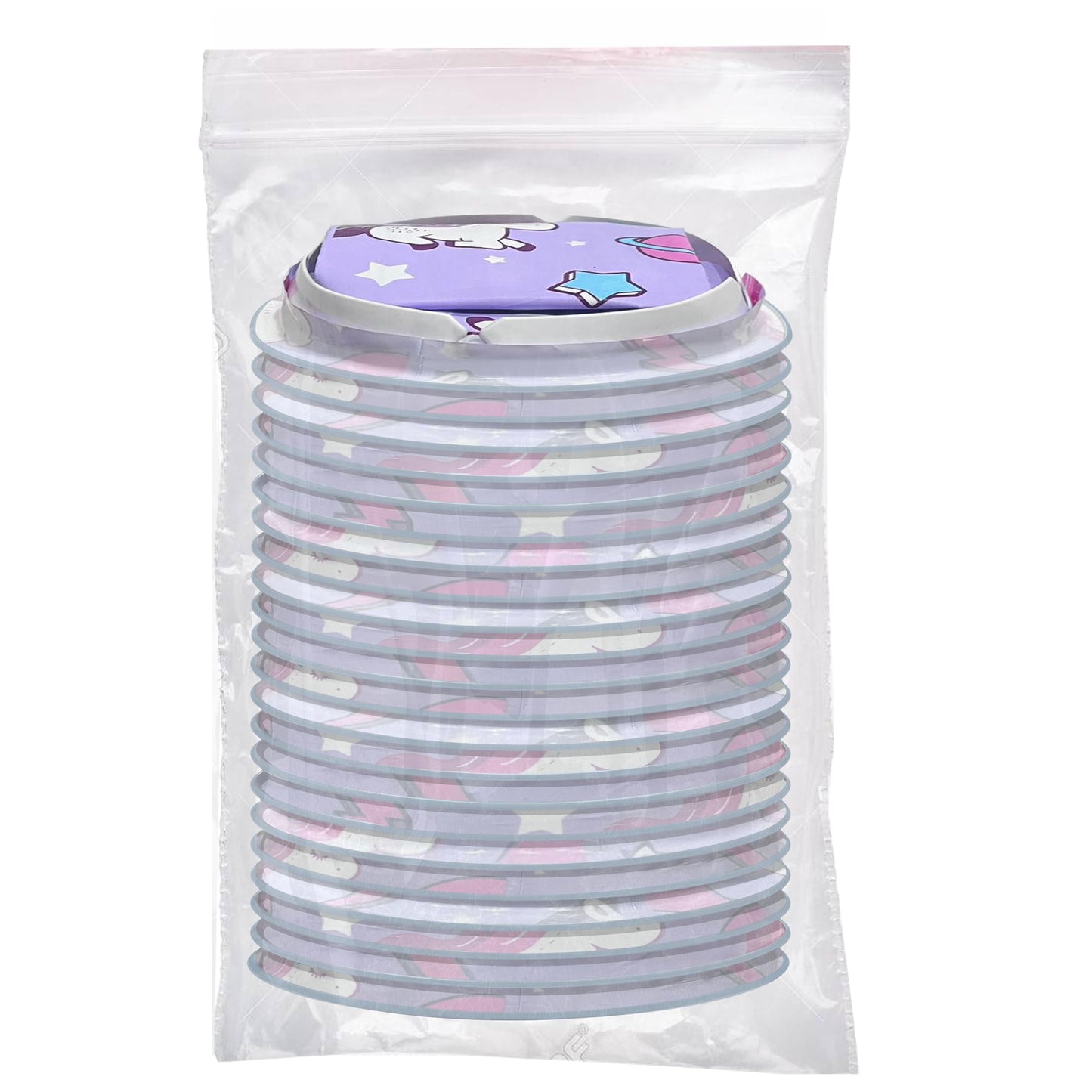 MP Mozzpak Unicorn Kids Vomit Bags (35-Pack) - Leak-Proof Emesis Bags for Travel
