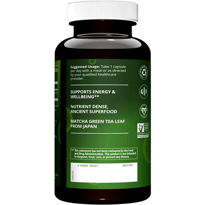 MRM Matcha Green Tea Capsules 60 Servings (Pack of 2)