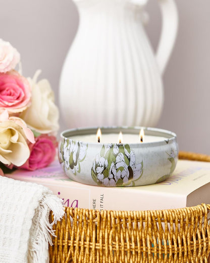M&SENSE Citronella Outdoor 3-Wick Soy Candle - 40+ Hour Burn, Aromatherapy Gift