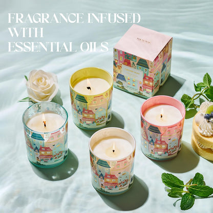 M&SENSE New York City Scent Soy Wax Candle – 10.2 oz | Non-Toxic Home Fragrance