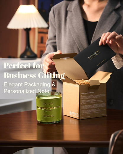 M&SENSE Sage Citrus Scented Vegan Soy Candle – 10oz, 42-Hour Burn Time | Luxury Home Fragrance
