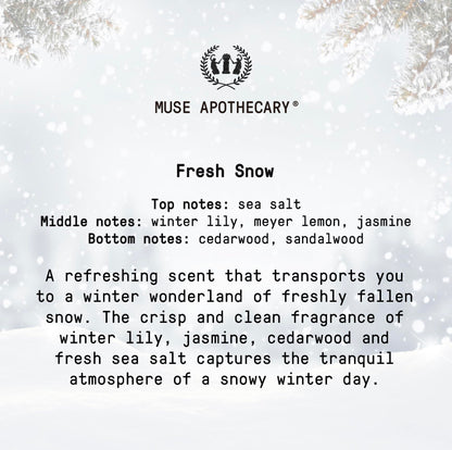 Muse Apothecary Pillow Ritual – Aromatic Pillow Mist, Fresh Snow, 8 oz