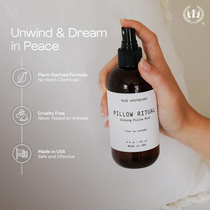 Muse Apothecary Pillow Ritual – Fleur du Lavender Pillow Mist, 4 oz