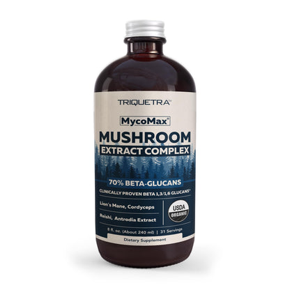 MycoMax Mushroom Complex – 70% Beta Glucans, US Grown
