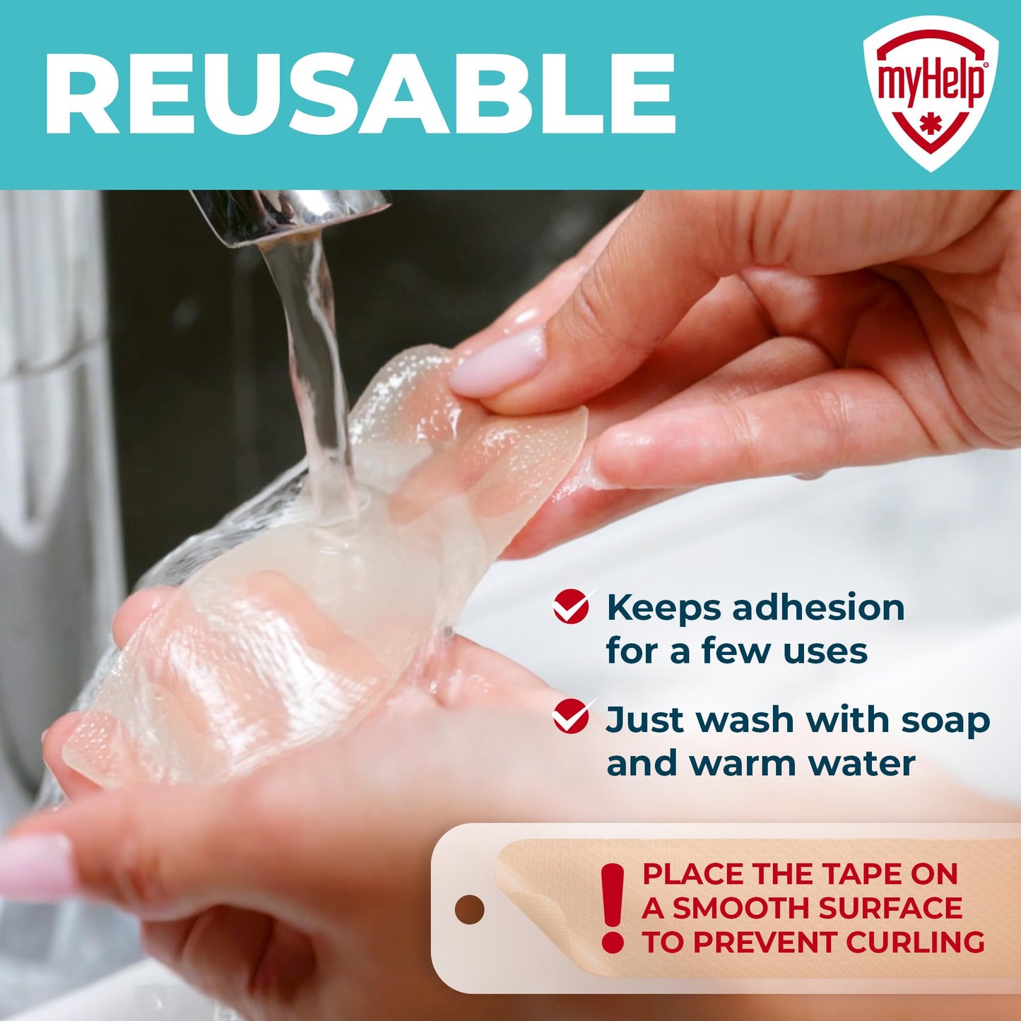 MYHELP Medical Grade Silicone Scar Tape – 1.6”x60” Reusable Scar Sheets for Surgical, Keloid & Burn Scars