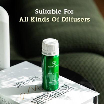 NAMSTE Lovely April Day Essential Oil for Diffusers – Citrus Orange & Lemon, Musk & Cedarwood