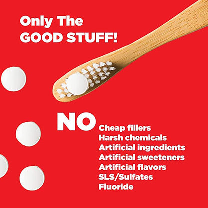 Chomp Cinnamon Toothpaste Tablets with Nano Hydroxyapatite – Refill Pack 2