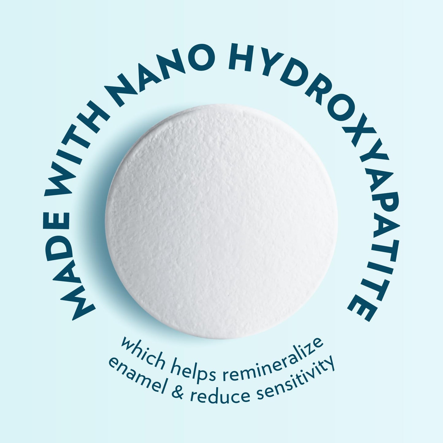 Toothpaste Tablets – Peppermint | Nano Hydroxyapatite Toothpaste Tablets Chewable | Fluoride Free l 90 Tabs