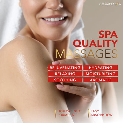 Natural Citrus & Coconut Massage Oil – Smooth Glide, Non-Greasy Hydration