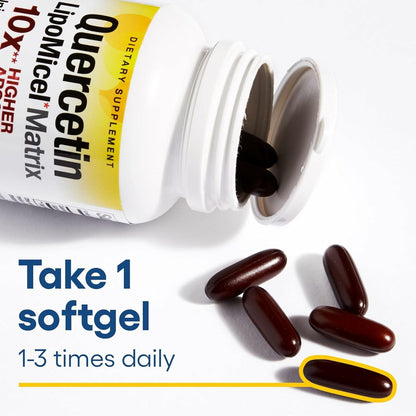 Natural Factors Quercetin LipoMicel Matrix – Immune & Capillary Health