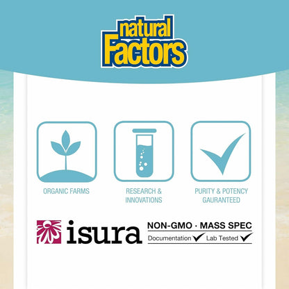 Natural Factors Stress-Relax 5-HTP 100 mg – Pharmaceutical-Grade, Sleep & Emotional Well-Being, 120 Count