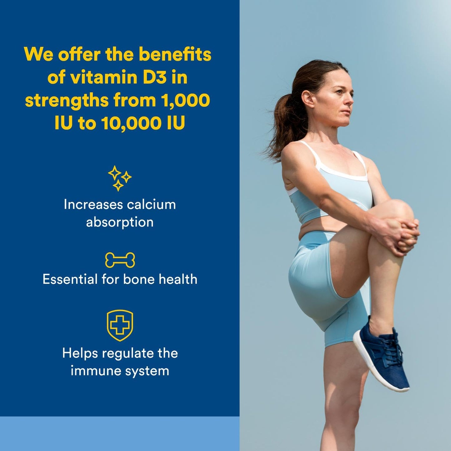 Natural Factors Vitamin D3 2000 IU - Supports Healthy Bones (240 Soft Gels)