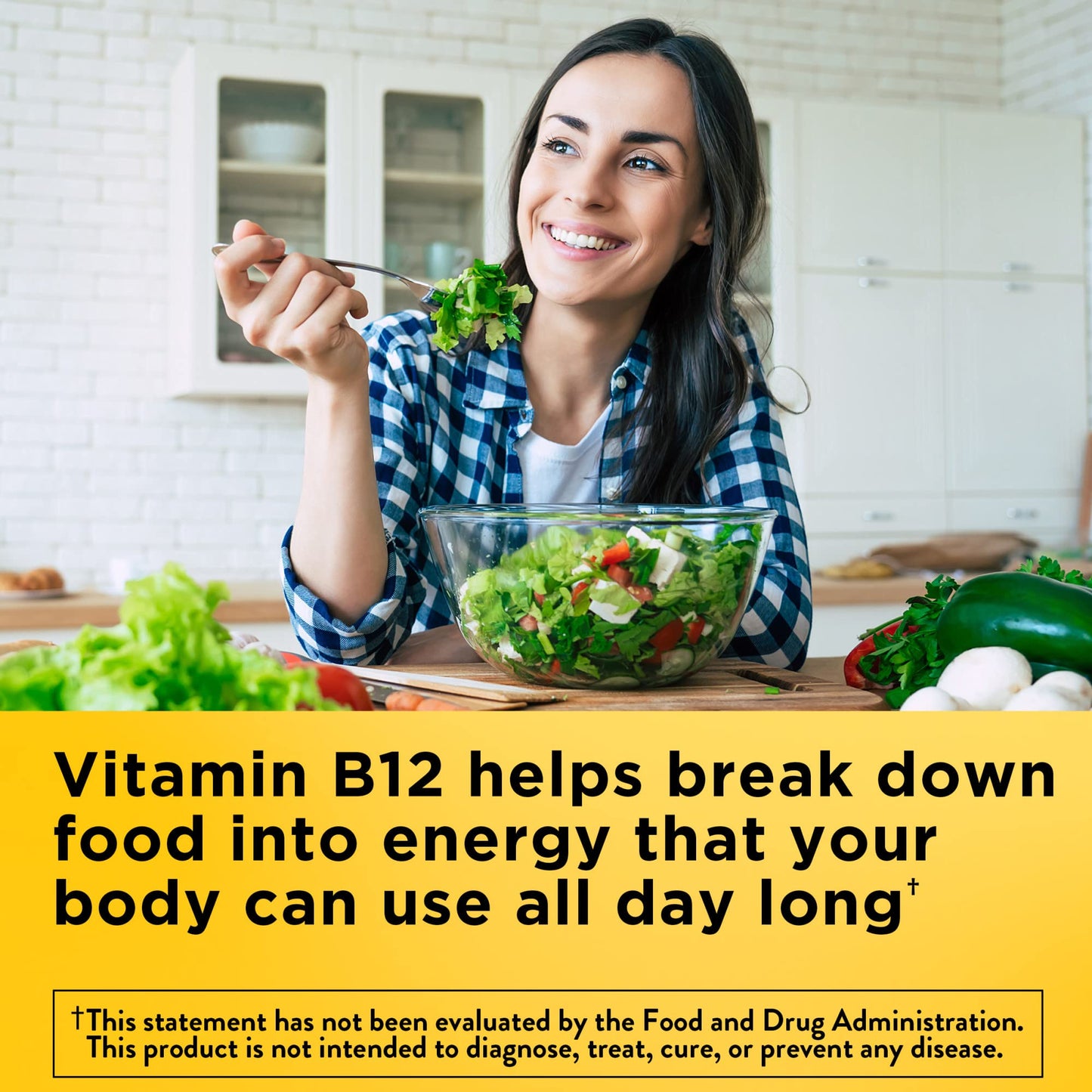 Nature Made Vitamin B12 1000 mcg Time Release Tablets – 75 Day Supply