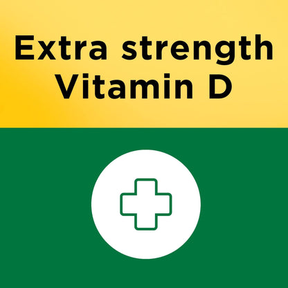 Nature Made Vitamin D3 5000 IU Softgels – Extra Strength (180 Count)