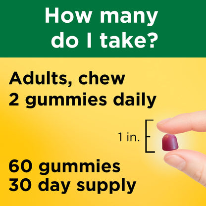 Nature Made Zinc 30 mg Gummies – Immune Support & Antioxidant Health, 60-Count