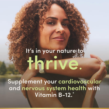 Nature's Bounty Vitamin B12 500mcg Quick-Dissolve Tablets | Energy & Nerve Support