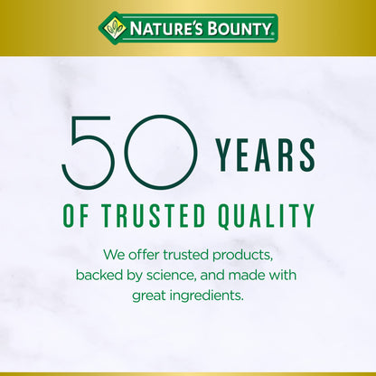 Nature's Bounty Flaxseed & Omega-3 1200mg Softgels - Cardiovascular Health, 125 ct