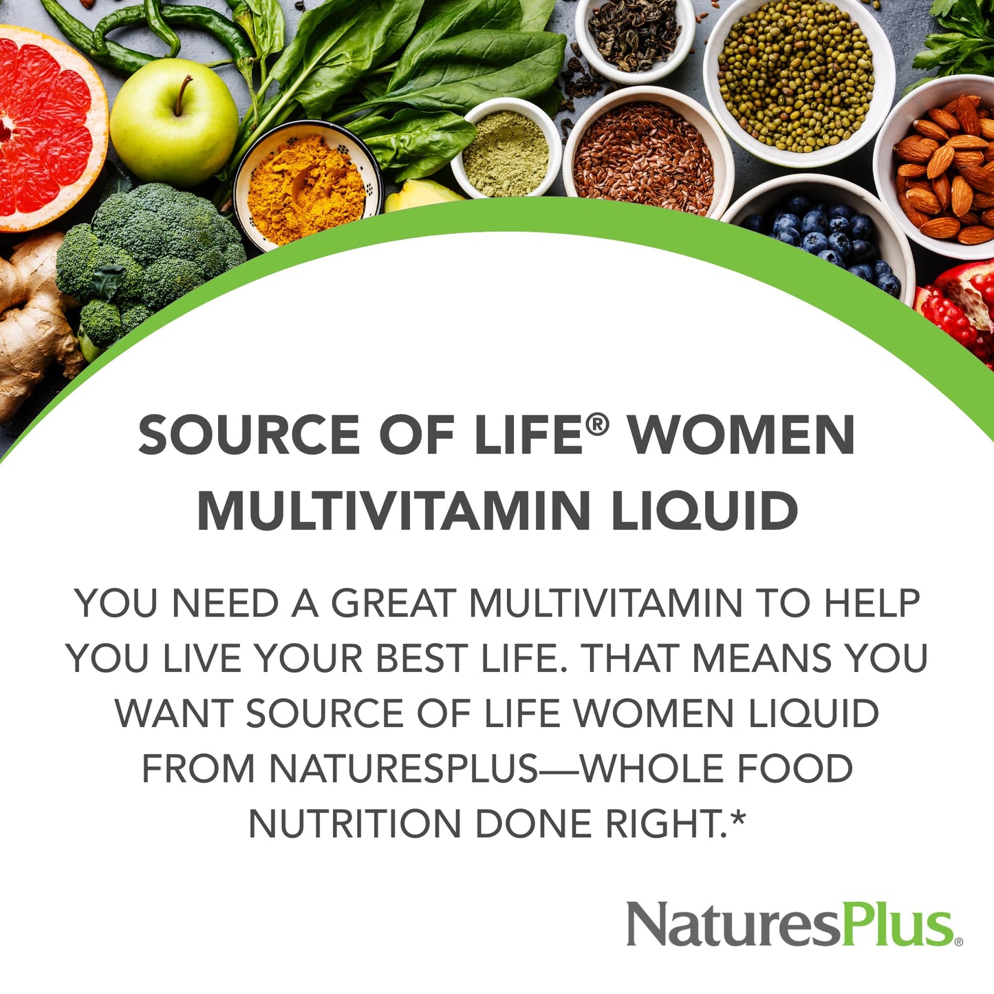 Natures Plus Source of Life Women Liquid Multivitamin – 30 fl oz | Natural Berry Flavor