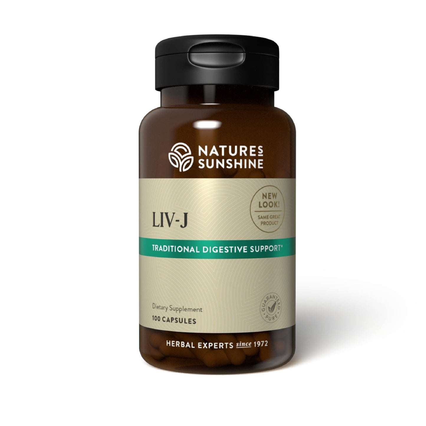 Nature's Sunshine LIV-J, 100 Capsules | Herbal Digestive Support for Liver & Spleen