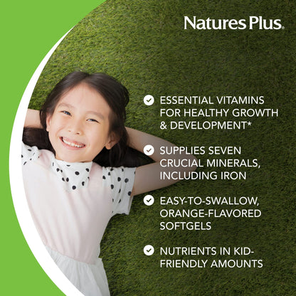 Natures Plus Children's Vita-Gels – 90 Softgels, Gluten-Free