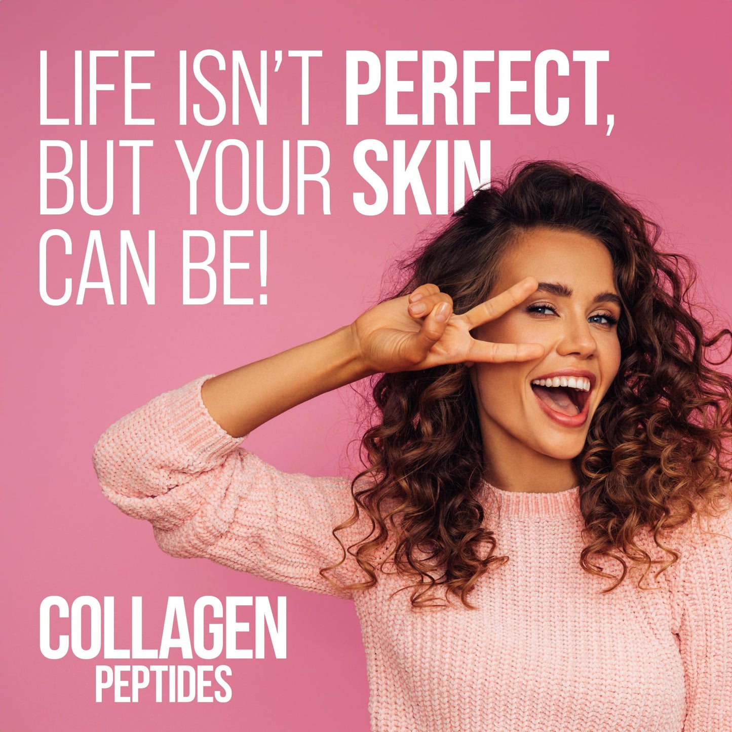 Natures Plus Collagen Peptides Berry Lemonade (0.8 lb) – Hair, Skin & Nails