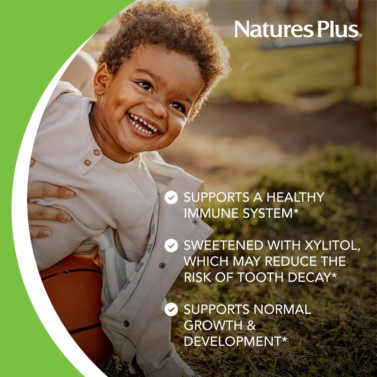 NaturesPlus Animal Parade Gold Children's Multivitamin - Grape Flavor | 120 Chewables, Pack of 2 | Vegan & Gluten Free