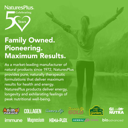 NaturesPlus Beyond CoQ10 50 mg – 60 Softgels | High-Strength Ubiquinol for Energy & Overall Wellness