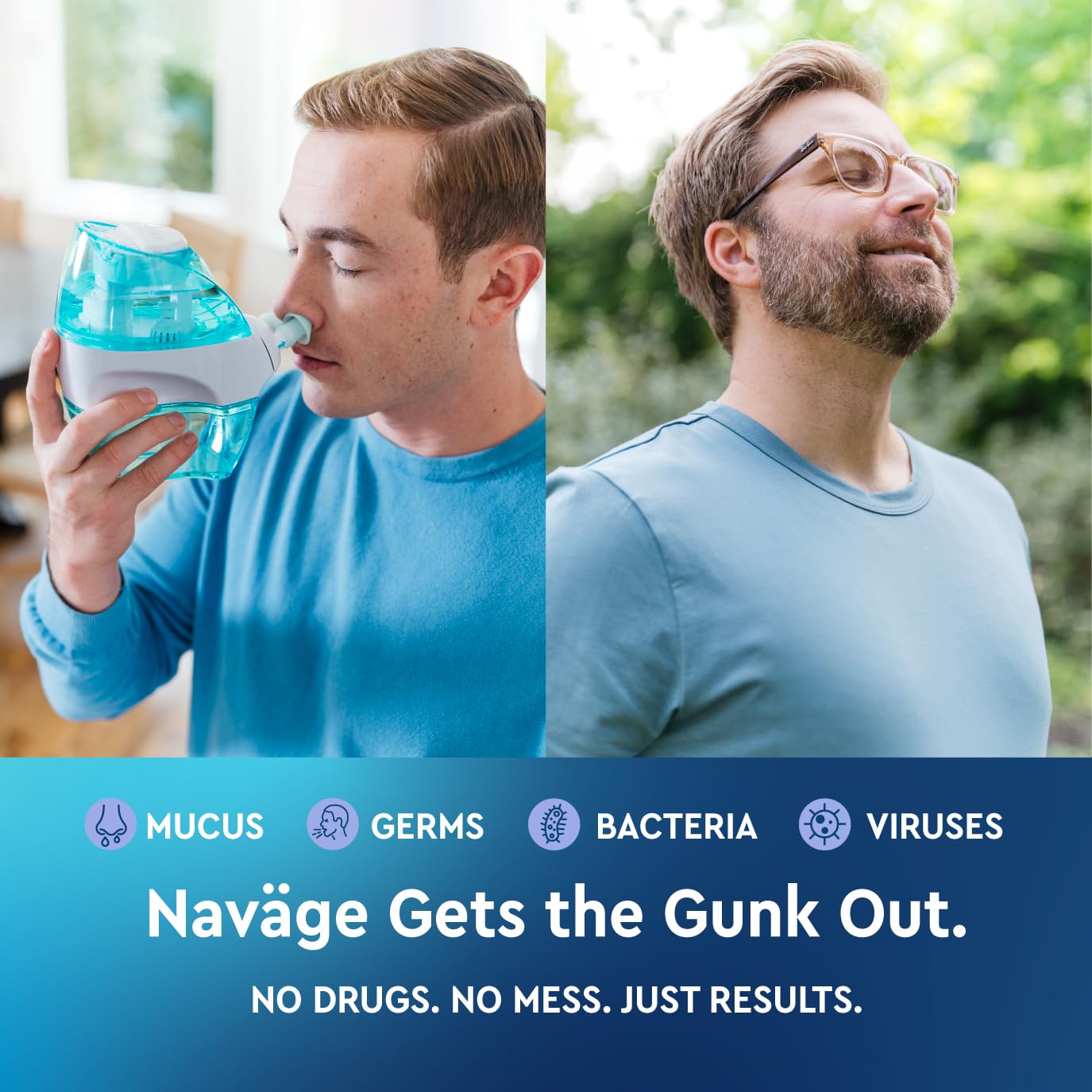 Navage Essentials Bundle – Nasal Irrigation System with SaltPods