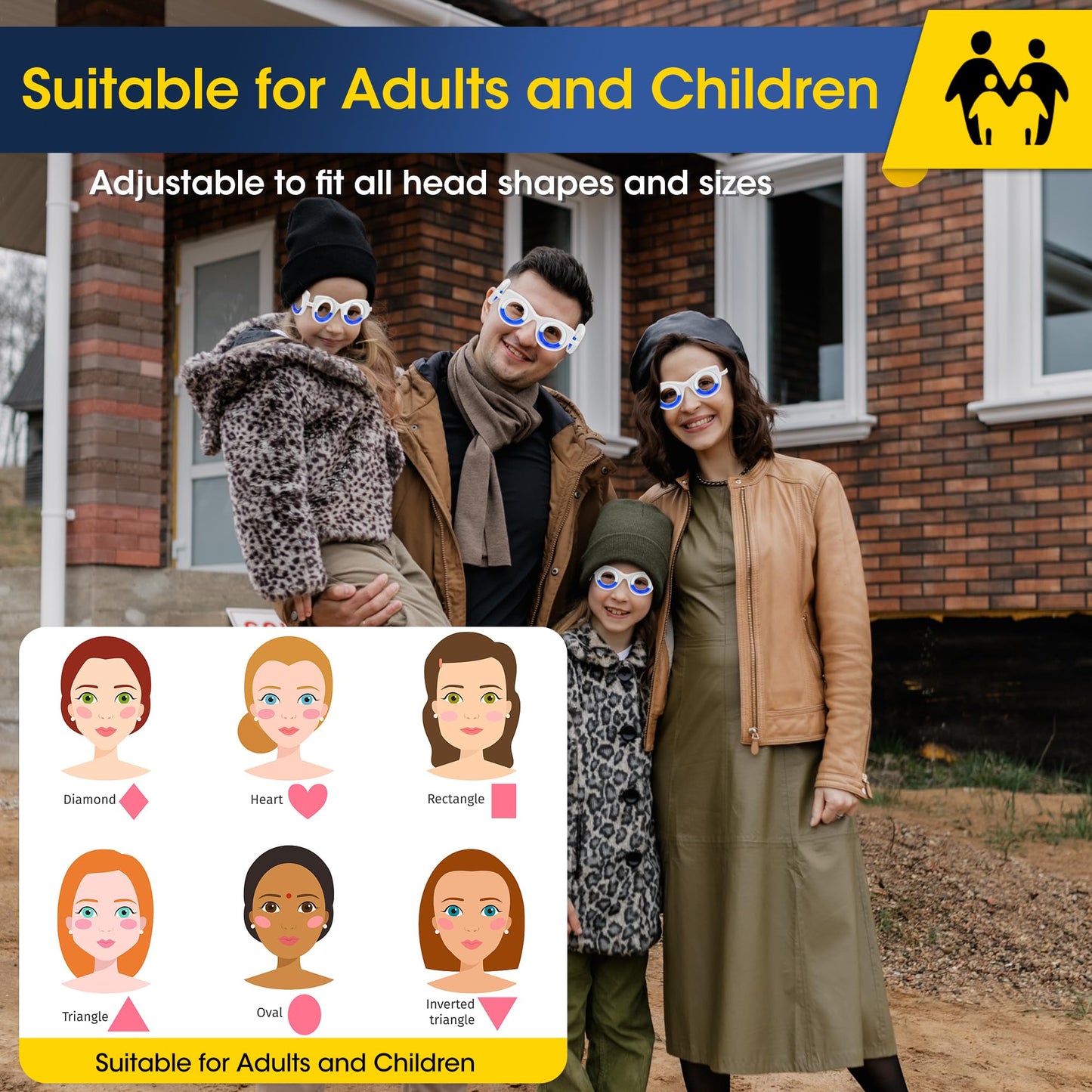 NEOISM Motion Sickness Glasses – Portable Car Sickness Glasses for Adults & Kids