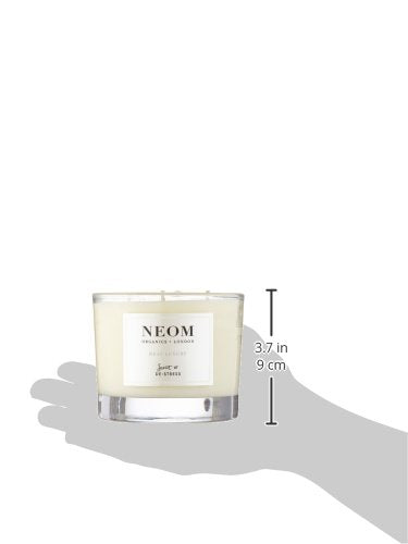 NEOM 3 Wick Candle – Lavender, Jasmine & Sandalwood | Luxury Aromatherapy & De-Stress Scent