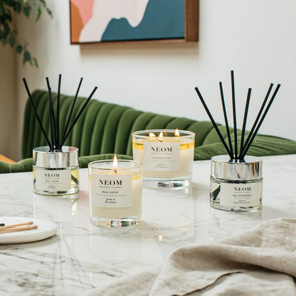 NEOM Complete Bliss Candle – 1 Wick | Blush Rose, Lime & Black Pepper | Scent to De-Stress