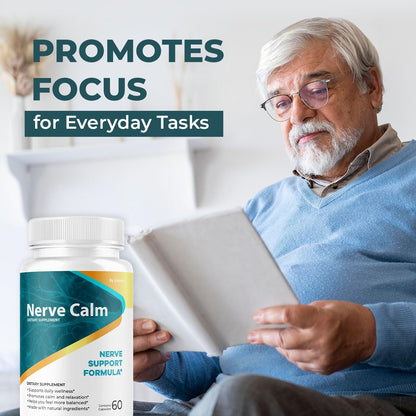 (3 Pack) Nerve Calm Capsules – Official NerveCalm Premium Formula, 90 Capsules