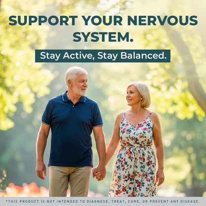 NerveCalm – Natural Calm Supplement | Vegan, Non-GMO, Made in USA