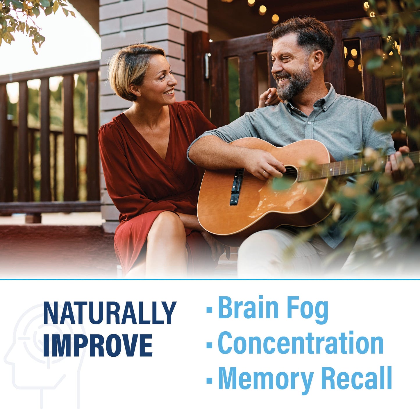 Neutein Natural Brain Booster for Memory, Focus & Brain Health | Plant-Based, Made in USA (60 capsules/30 Servings)