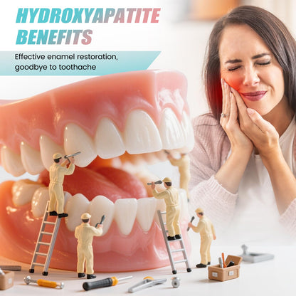 Niacinamide Whitening Toothpaste with Hydroxyapatite - Fluoride-Free, Enamel Protection, 24h Fresh Breath