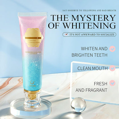 Niacinamide Whitening Toothpaste – Enamel Safe, Fluoride-Free, Vegan | Fresh Mint