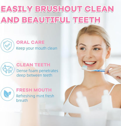 Niacinamide Whitening Toothpaste - Mild Mint, 24-Hour Fresh Breath, Fluoride-Free for Sensitive Teeth