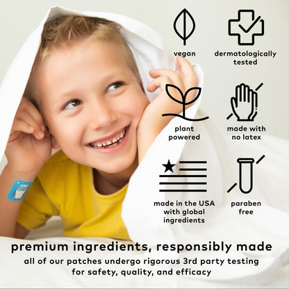 The Good Patch Nite Owl Patch for Kids — Natural Sleep Support (24 Patches)