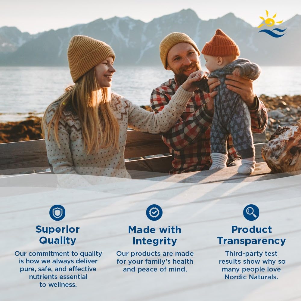 Nordic Naturals Omega-3 Lemon – 180 Soft Gels | 690 mg EPA/DHA | 90 Servings | Non-GMO