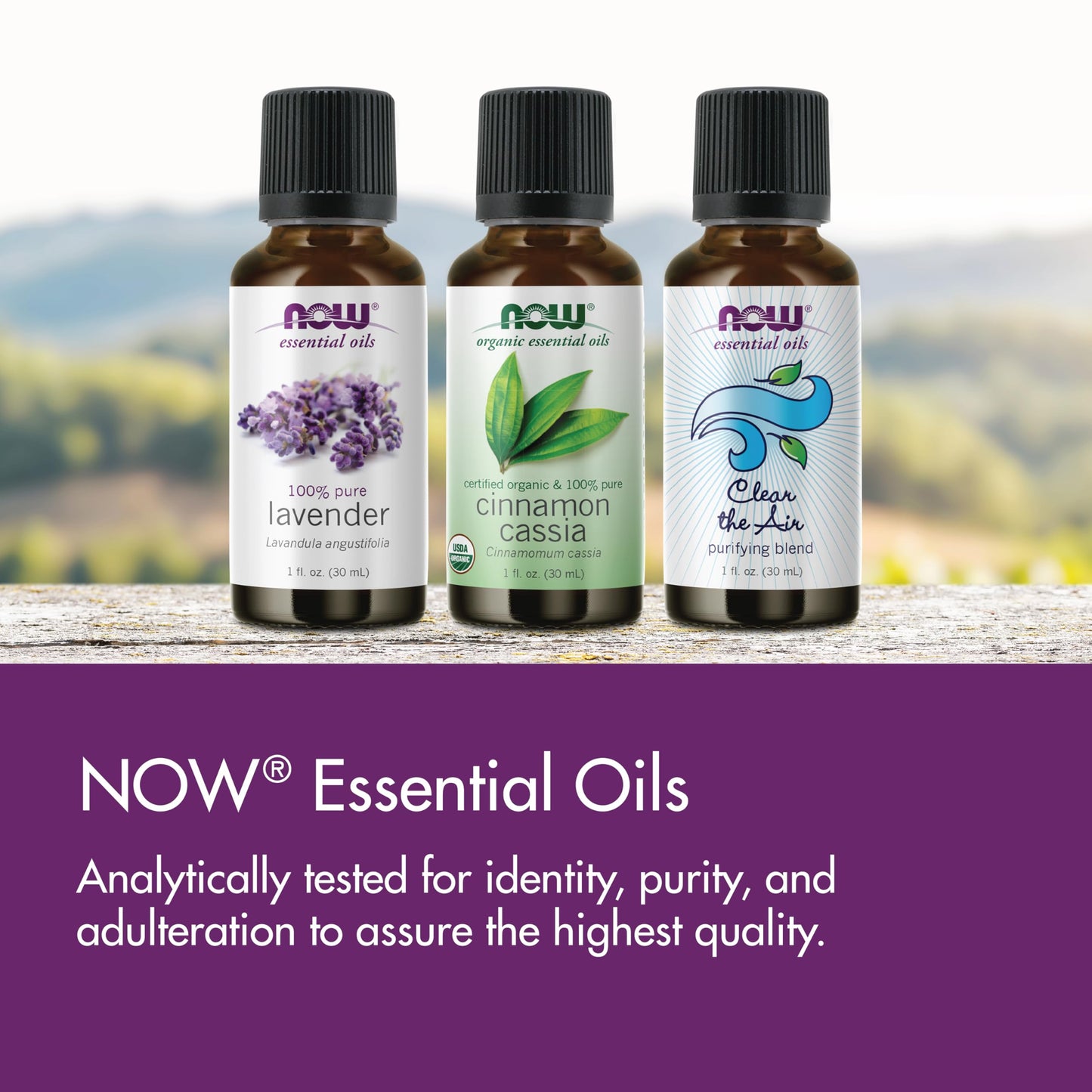 NOW Foods Lavender Essential Oil 4 oz - Pure, Steam Distilled, Vegan