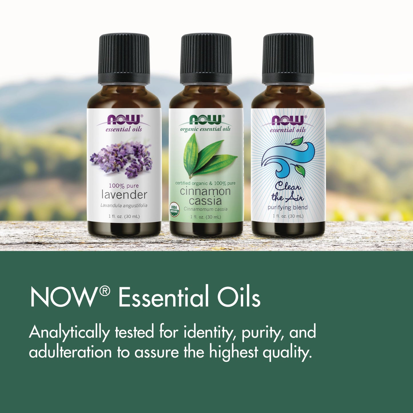 NOW Foods Organic Lavender Essential Oil, 4 oz | Pure Steam-Distilled, Vegan